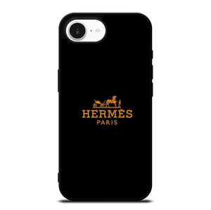 HERMES PARIS LOGO BLACK iPhone 16e Case Cover