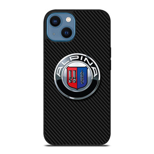 ALPINA AUTOMOBILE CARBON EMBLEM iPhone 14 Case Cover ALPINA AUTOMOBILE CARBON EMBLEM iPhone 14 Case Cover