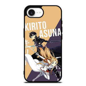 KIRITO AND ASUNA SWORD ART ONLINE iPhone 16e Case Cover KIRITO AND ASUNA SWORD ART ONLINE iPhone 16e Case Cover