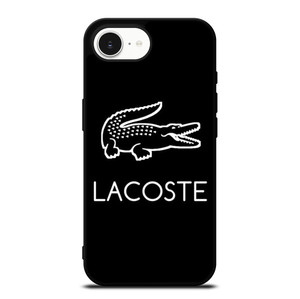 LACOSTE BLACK LINE ART LOGO iPhone 16e Case Cover LACOSTE BLACK LINE ART LOGO iPhone 16e Case Cover