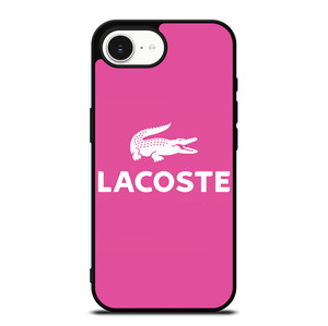 LACOSTE PINK LOGO iPhone 16e Case Cover LACOSTE PINK LOGO iPhone 16e Case Cover