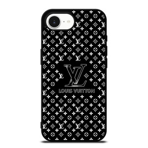 LOUIS VUITTON LV BLACK LOGO iPhone 16e Case Cover LOUIS VUITTON LV BLACK LOGO iPhone 16e Case Cover