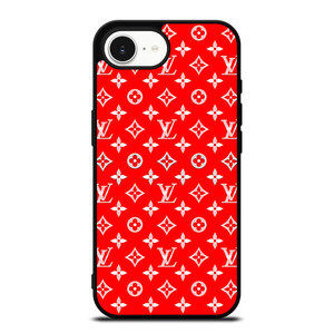 LOUIS VUITTON LV LOGO RED PATTERN iPhone 16e Case Cover LOUIS VUITTON LV LOGO RED PATTERN iPhone 16e Case Cover