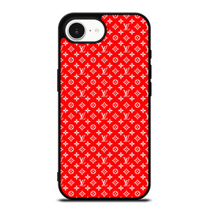LV LOUIS VUITTON LOGO RED PATTERN iPhone 16e Case Cover LV LOUIS VUITTON LOGO RED PATTERN iPhone 16e Case Cover