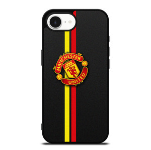 MANCHESTER UNITED STRIPE LOGO iPhone 16e Case Cover
