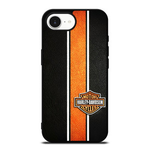 MARLEY DAVIDSON LOGO ON LEATHER iPhone 16e Case Cover