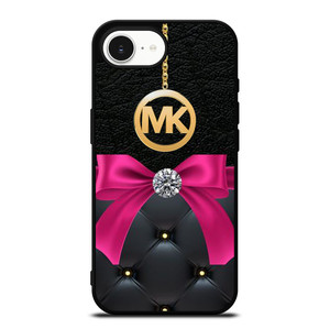 MICHAEL KORS MK LOGO PINK RIBBON iPhone 16e Case Cover MICHAEL KORS MK LOGO PINK RIBBON iPhone 16e Case Cover