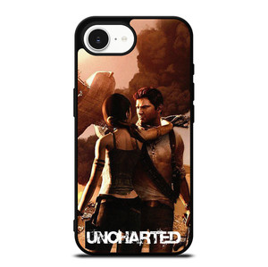 NATHAN DRAKE LARA CROFT UNCHARTED iPhone 16e Case Cover NATHAN DRAKE LARA CROFT UNCHARTED iPhone 16e Case Cover