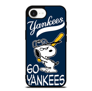 NEW YORK YANKEES SNOOPY CARTOON iPhone 16e Case Cover NEW YORK YANKEES SNOOPY CARTOON iPhone 16e Case Cover