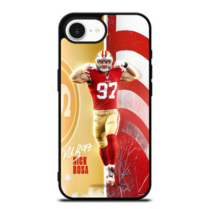 NICK BOSA SAN FRANCISCO 49ERS FOOTBALL iPhone 16e Case Cover