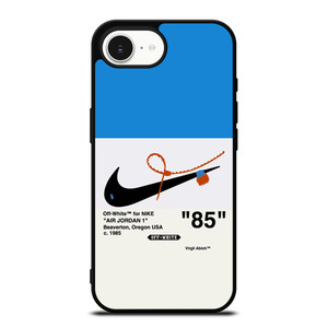 NIKE AIR JORDAN 1OFF WHITE BLUE iPhone 16e Case Cover