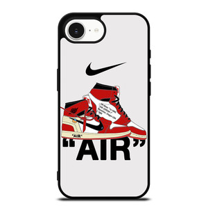 NIKE AIR JORDAN HIGH OFF WHITE iPhone 16e Case Cover NIKE AIR JORDAN HIGH OFF WHITE iPhone 16e Case Cover
