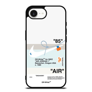 NIKE AIR JORDAN OFF WHITE iPhone 16e Case Cover NIKE AIR JORDAN OFF WHITE iPhone 16e Case Cover