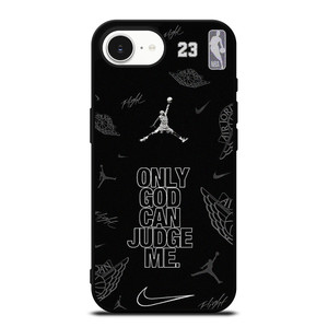 NIKE AIR JORDAN ONLY GOD CAN JUDGE ME iPhone 16e Case Cover NIKE AIR JORDAN ONLY GOD CAN JUDGE ME iPhone 16e Case Cover