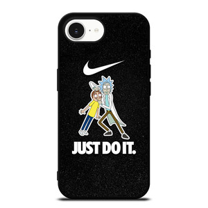 NIKE JUST DO IT X RICK AND MORTY iPhone 16e Case Cover