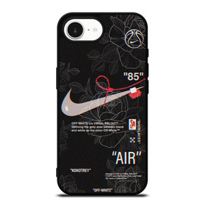 NIKE OFF WHITE FLORAL LOGO iPhone 16e Case Cover NIKE OFF WHITE FLORAL LOGO iPhone 16e Case Cover