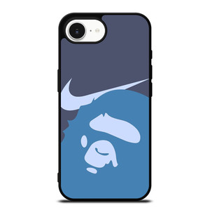NIKE X BAPE BLUE LOGO iPhone 16e Case Cover NIKE X BAPE BLUE LOGO iPhone 16e Case Cover