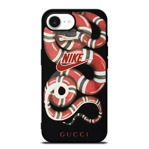 NIKE x GUCCI SNAKE LOGO ICON iPhone 16e Case Cover NIKE x GUCCI SNAKE LOGO ICON iPhone 16e Case Cover
