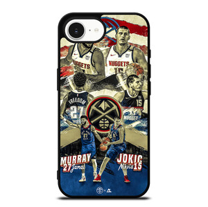 NIKOLA JOKIC X JAMAL MURRAY DENVER NUGGETS iPhone 16e Case Cover
