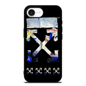 OFF WHITE ABSTRACT ART LOGO iPhone 16e Case Cover