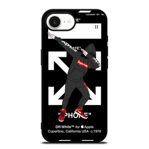 OFF WHITE DAB SUPREME iPhone 16e Case Cover