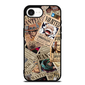 ONE PIECE POSTER WANTED COLLAGE iPhone 16e Case Cover ONE PIECE POSTER WANTED COLLAGE iPhone 16e Case Cover