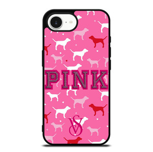 PINK DOG VICTORIA'S SECRET iPhone 16e Case Cover PINK DOG VICTORIA'S SECRET iPhone 16e Case Cover
