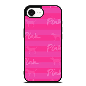 PINK NATION LUXE DOG STRIPE iPhone 16e Case Cover