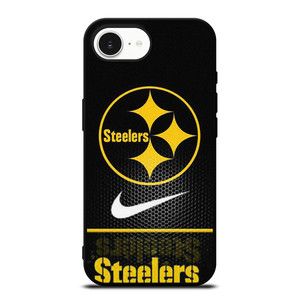 PITTSBURGH STEELERS CARBON NIKE iPhone 16e Case Cover PITTSBURGH STEELERS CARBON NIKE iPhone 16e Case Cover