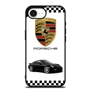 PORSCHE 911 CHECKERED EMBLEM iPhone 16e Case Cover