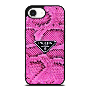 PRADA MILANO PINK SNAKE SKIN iPhone 16e Case Cover PRADA MILANO PINK SNAKE SKIN iPhone 16e Case Cover