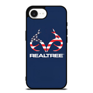 REALTREE USA FLAG LOGO iPhone 16e Case Cover