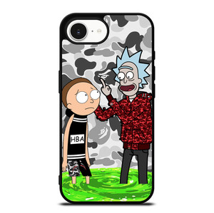 RICK AND MORTY RICK BAPE iPhone 16e Case Cover RICK AND MORTY RICK BAPE iPhone 16e Case Cover