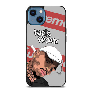 CHRIS BROWN CARTOON SUPREME  iPhone 14 Case Cover CHRIS BROWN CARTOON SUPREME  iPhone 14 Case Cover