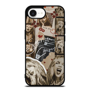 SABRINA CARPENTER BROWN COLLAGE iPhone 16e Case Cover