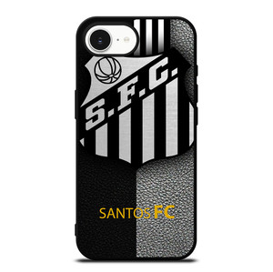 SANTOS FC FOOTBALL LEATHER LOGO iPhone 16e Case Cover