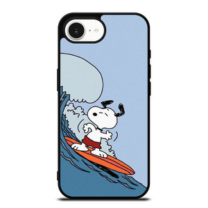SNOOPY SURFING CARTOON iPhone 16e Case Cover SNOOPY SURFING CARTOON iPhone 16e Case Cover