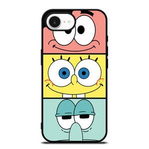 SPONGEBOB PATRICK SQUIDWARD CARTOON iPhone 16e Case Cover