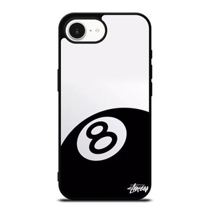 STUSSY 8 BALL BLACK iPhone 16e Case Cover