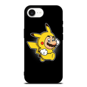 SUPER MARIO BROS X PIKACHU POKEMON iPhone 16e Case Cover
