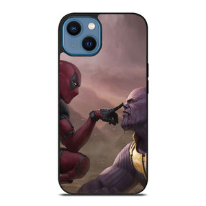 DEADPOOL THANOS MARVEL FUNNY iPhone 14 Case Cover DEADPOOL THANOS MARVEL FUNNY iPhone 14 Case Cover
