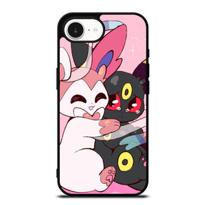 UMBREON AND SYLVEON POKEMON iPhone 16e Case Cover UMBREON AND SYLVEON POKEMON iPhone 16e Case Cover
