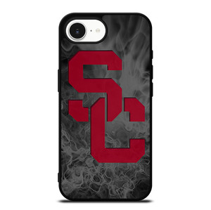 USC TROJANS FOOTBALL SMOKED LOGO iPhone 16e Case Cover