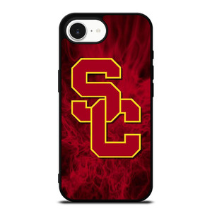 USC TROJANS RED SMOKED LOGO iPhone 16e Case Cover USC TROJANS RED SMOKED LOGO iPhone 16e Case Cover