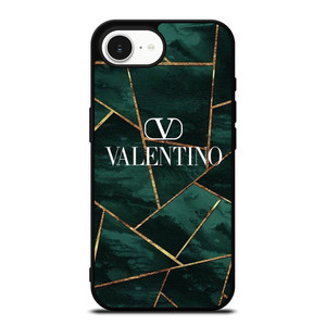 VALENTINO LOGO GREEN MARBLE iPhone 16e Case Cover VALENTINO LOGO GREEN MARBLE iPhone 16e Case Cover