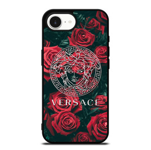 VERSACE RED ROSE iPhone 16e Case Cover