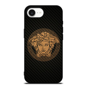 VERSACE WOOD AND CARBON LOGO iPhone 16e Case Cover VERSACE WOOD AND CARBON LOGO iPhone 16e Case Cover