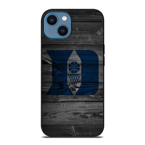 DUKE BLUE DEVILS BASKETBALL WOOD LOGO iPhone 14 Case Cover DUKE BLUE DEVILS BASKETBALL WOOD LOGO iPhone 14 Case Cover