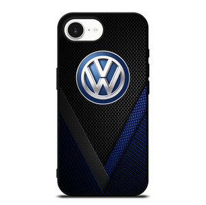 VW VOLKSWAGEN BLUE CARBON EMBLEM iPhone 16e Case Cover VW VOLKSWAGEN BLUE CARBON EMBLEM iPhone 16e Case Cover