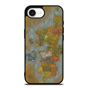 WORLD OF WARCRAFT GAMES MAP iPhone 16e Case Cover